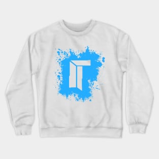 Titan Splat - Blue Crewneck Sweatshirt